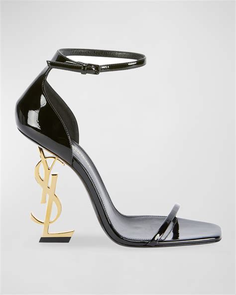 ysl opium logo heels|ysl heels cost.